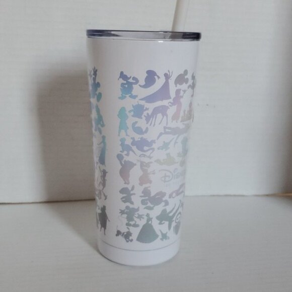 Zak! Disney 100 Years Stainless Steel Travel Tumbler Cup Rainbow Iridescent 19.5 - Picture 2 of 13